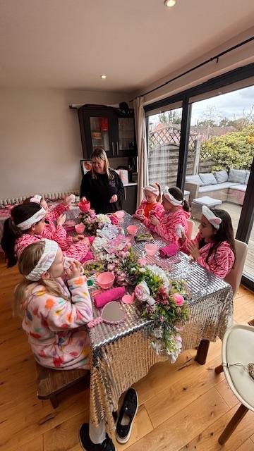 Girls having fun